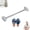 S: 8-19mm, variant on New Hinge Gap Adjustment Wrench, Door Hinge Adjustment Tool, 8-19-25mm, For Indoor Door Alignment and Gap Fixing (S: 8-19mm)