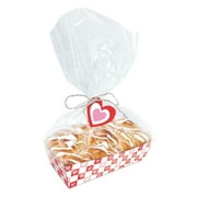 Valentine's Day Red, Pink & White Heart Checker Paper Party Favor Treat Kits, 6 Ct, Way To Celebrate