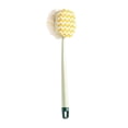 thumbnail image 2 of Long Handle Back Scrubber for Shower - Double Sided Body Brush with Bristles & Mesh Loofah, Bath Scrubber for Exfoliating and Body Cleaning for Men, Women, Elderly, 2 of 5