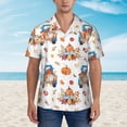 thumbnail image 2 of Fuzoiu Vintage Autumn Truck Print Hawaiian Shirt for Men, Summer Beach Casual Short Sleeve Button Down Shirts, Men’s Beach Summer Shirts with Pocket,XX-Large, 2 of 7