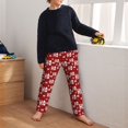 thumbnail image 5 of Disketp Ho-Ho-Ho for Teenagers' Pajama Pants ,Lounge Pants Teen joggers Ideal for Home, School, or Sports-XS(5-6), 5 of 6