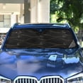 thumbnail image 5 of Iauyy Foldable Windshield Sun Shade for Cars, Interior Sun Protection for car UV Protection for Sedan/SUV/Truck, (S/M/L) Background Design, 5 of 8