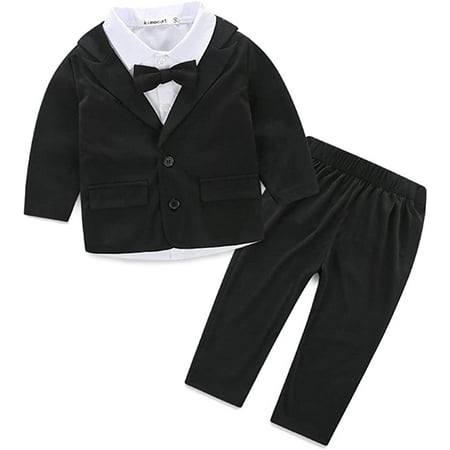 

QWZNDZGR Cute Fashion Baby Boys Gentleman Clothes Set