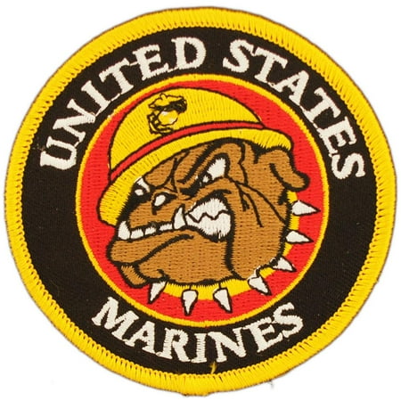 - U.S.M.C. Bulldog Patch Red & White 3