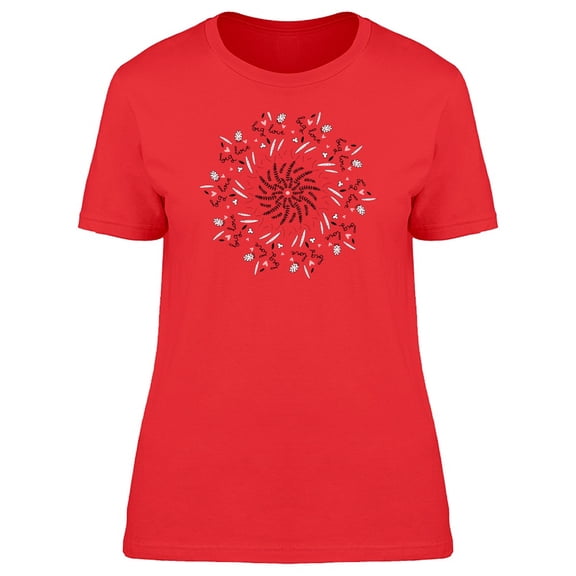 Sprig & Heart Mandala Tee Women's -Image by Shutterstock