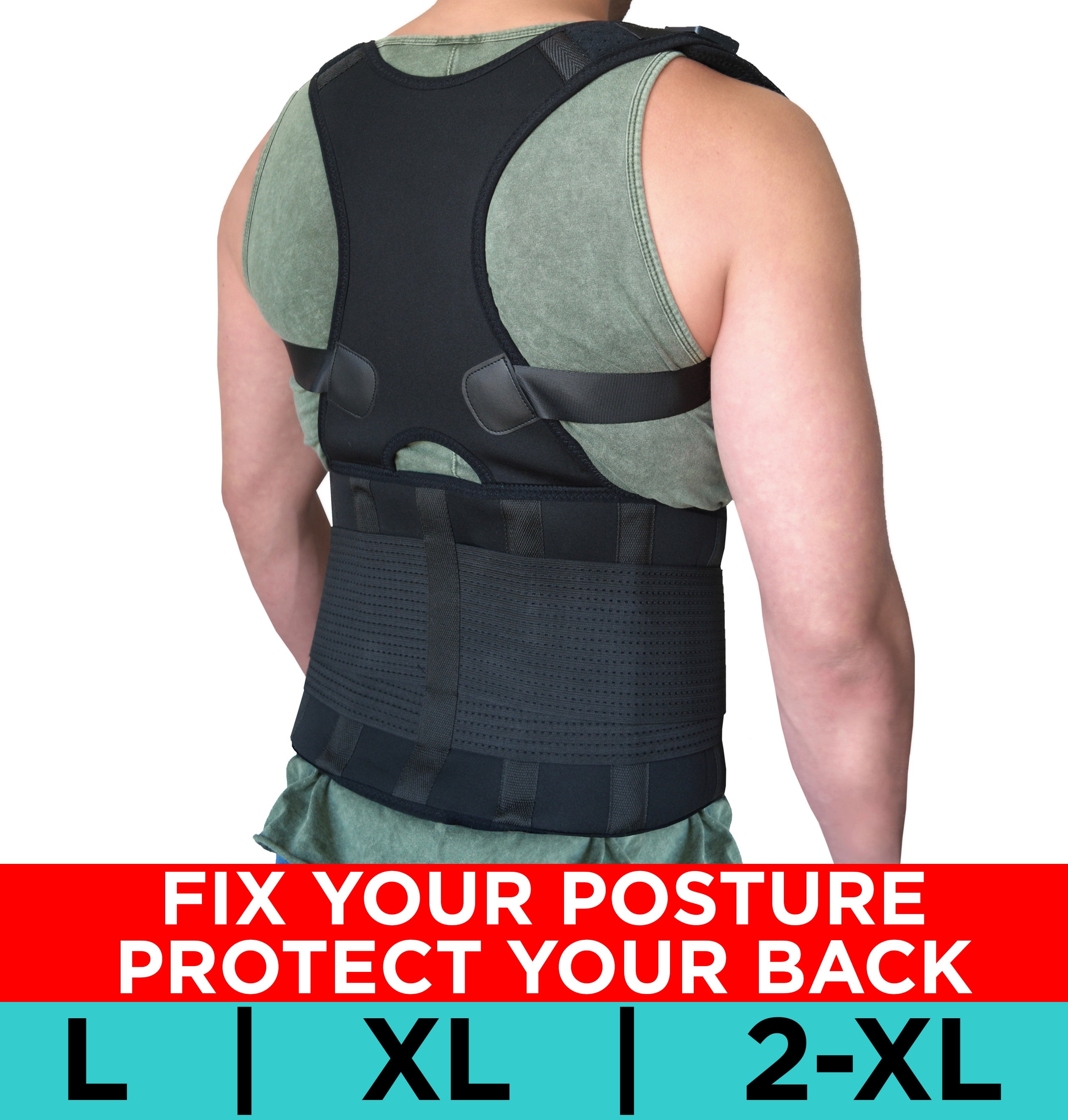 Back Brace Posture Corrector Straightens Shoulders And Provides