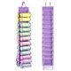 thumbnail image 1 of T-shirt storage bag storage hanger 24 compartments, purple, 1 of 5
