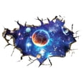 thumbnail image 1 of Pegatinas de pared 3D autoadhesivas decorativas y extraíbles del universo galáctico. Estilo A, 1 of 9