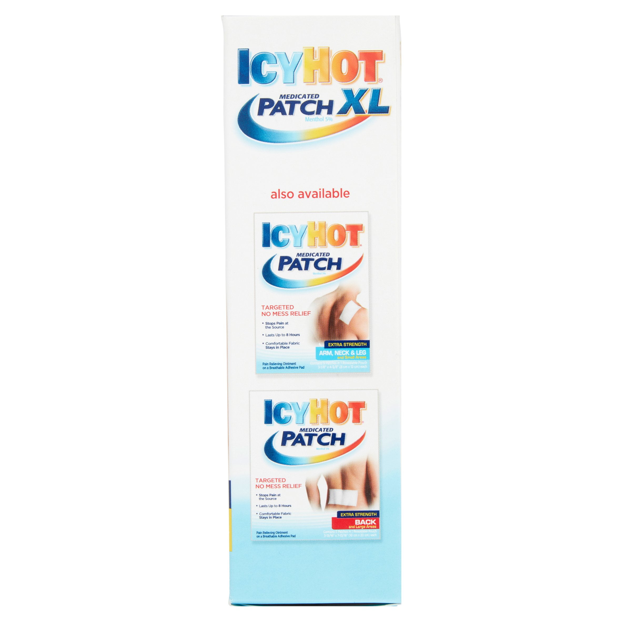 Icy Hot Extra Strength XL Back and Large Areas Medicated Patch