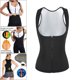 thumbnail image 5 of Sauna Sweat Sauna Suit Corset Fitness Trainer Training Shaping para entrenamiento Blanco_S M jinwen Chaleco de sauna para mujer, 5 of 8