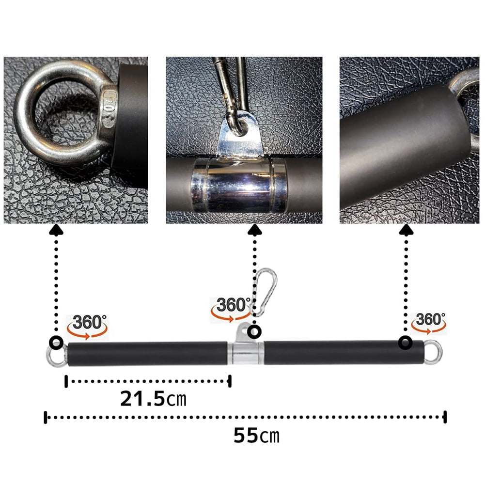 Pull Down Straight Bar Biceps Pulling Bar for Home Gym Bodybuilding