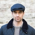 thumbnail image 5 of Men's Traditional Irish Wool Kerry Flat Cap, Thin Blue Line Size Large Made By Mucros Weavers, 5 of 10
