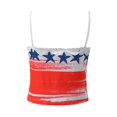 thumbnail image 3 of Cathalem Tank Top Casual Basic Sleeveless High Neck Rib-Knit Y2k Crop Tank Top,Sky Blue XXXL, 3 of 4