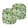 thumbnail image 2 of Binienty Palm Leaf Car Windshield Sun Shade Front Windshield Shade for Sun 2-Piece Foldable Car Windshield Sun Shade Automotive Front Window Sunshade Protector, 2 of 6