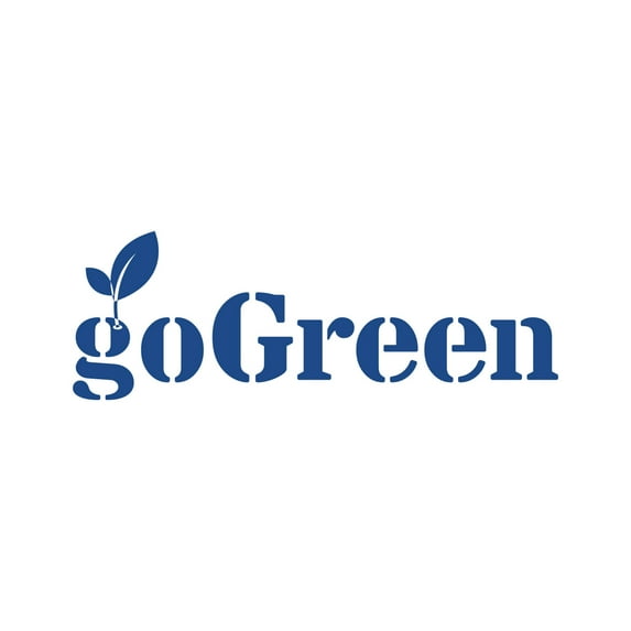 Go Green Sticker Decal Die Cut - Self Adhesive Vinyl - Weatherproof - Made in USA - Many Color and Sizes - go green environmental