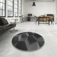 thumbnail image 4 of Ahgly Company Machine Washable Indoor Rectangle Transitional Charcoal Black Area Rugs, 8' x 10', 4 of 7