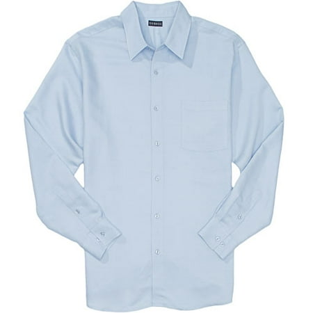 Big Men's Linen-Blend Dress Shirt