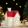 thumbnail image 6 of Luoshdecor Christmas Decoration,Ceramics Christmas Vintage Glowing House Tabletop Gift for Xmas Home Party Indoor Decoration, 6 of 6