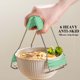thumbnail image 4 of Must Have Kitchen Artifacts Non Slip Removable Multi-functional Bowl Handholds Kitchen Tray Lifter Hand Shape Grasp Comfortable Easy To Pick Up The Bowl, 4 of 6