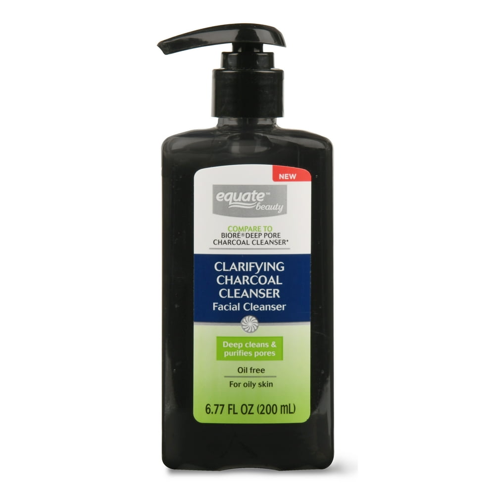 Equate Beauty Clarifying Charcoal Facial Cleanser, 6.77 Oz Walmart