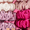 2 x White, 2 x Pink, 2 x Wildflower, 2 x Peony , 2 x Rose Gold , 2 x Pink, variant on Slip Pure Silk Minnie Scrunchies - French Rose