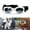 White, variant on Namsan Dog Goggles Pet Sunglasses UV Resistant Windproof Snowproof Doggy Goggles Cat Glasses (Pink)