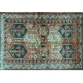 thumbnail image 1 of Ahgly Company Indoor Rectangle Persian Light Blue Traditional Area Rugs, 7' x 10', 1 of 4