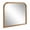 Rustic Brown, variant on Kate and Laurel Glenby Transitional Arch Wall Mirror, 24 x 36, Rustic Brown, Wooden Farmhouse Arched Bathroom Mirror with Rounded and Stepped Frame Profile