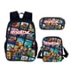 thumbnail image 2 of Roblox-mochila escolar para niños y niñas, Juego de 3 piezas, bolsa para estudiantes, 2 of 5