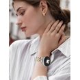 thumbnail image 6 of Wearlizer Metal Band Compatible with Samsung Galaxy Watch 9/8 40mm 44mm & Watch 8 Classic 46mm, Dressy Stainless Steel Chain Bracelet Band for Women, No Gap Adjustable Strap, 6 of 7