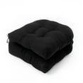 thumbnail image 1 of U Shaped Cushion Sofa Rattan Chair Cushion Outdoor/Indoor Terrace Cushion 2ps, 1 of 8