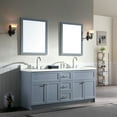 thumbnail image 3 of Ariel F073d-Wq Hamlet 73" Free Standing Double Basin Vanity Set - Grey, 3 of 7