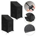 thumbnail image 2 of Stackable Patio Chair Cover Outdoor Chair Cover Waterproof Lawn Furniture Covers 1pcs, 2 of 9