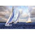 thumbnail image 2 of Alan Hausenflock 40x28 Gallery Wrapped Canvas Wall Art Titled - Sailing at Sunset I, 2 of 4