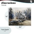 thumbnail image 4 of Stupell Industries Farmhouse Rustic Cottage Among the Trees Canvas Art, 20 x 16, by Franklyn Gregory, 4 of 8