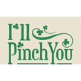 thumbnail image 4 of I'll Pinch You St. Patrick's Day Adult Natural Crew Neck Short Sleeve Tee-Large, 4 of 4