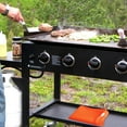 thumbnail image 7 of HBlife 36" Silicone Griddle Mat for Blackstone 36 Inch Griddle, Heavy Duty Food Grade Silicone Griddle Cover, Protect Your Griddle from Dirt & Rust All Year Round (Orange), 7 of 7