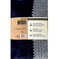 thumbnail image 3 of Life Comfort ECO Plush Throw 60 x 70 Inches ,Black, 3 of 3