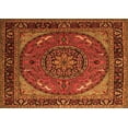 thumbnail image 1 of Ahgly Company Indoor Rectangle Medallion Orange Traditional Area Rugs, 8' x 10', 1 of 1