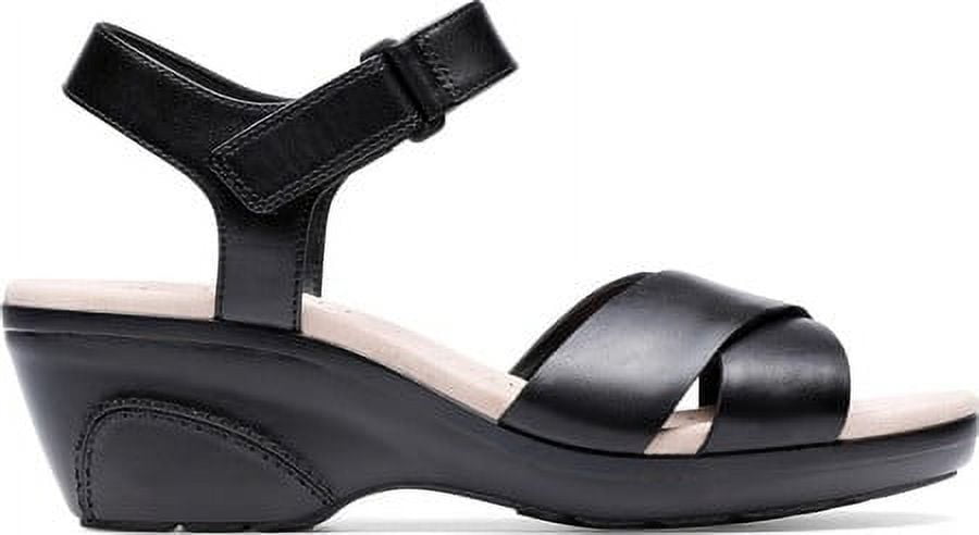 Women s Clarks Lynette Deb Ankle Strap Sandal Walmart
