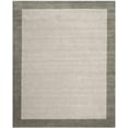 thumbnail image 2 of Safavieh Himalaya Lexine Solid Wool Area Rug, Light Gray/Dark Gray, 10' x 14', 2 of 7
