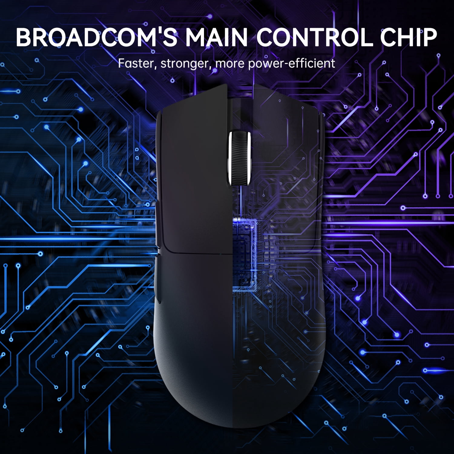 ATTACK SHARK X11 Wireless Gaming Mouse with RGB Charging Dock, Tri-Mode 2.4G/USB-C Wired/Bluetooth, 22000 DPI, PAW3311 Sensor, 5 Programmable Buttons, PC/Mac Compatible, Black