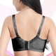 thumbnail image 4 of Sujetador de lactancia inalámbrico de algodón, ropa interior suave antiflacidez para mujeres que amamantan (negro 36/80), 4 of 9
