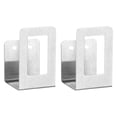 thumbnail image 2 of Estante de almacenamiento multifuncional, 2 uds., soporte de secado de acero inoxidable reutilizable para tapa , despensa, restaurantes, Montura plateada sin orificio Sunnimix Estante de almacenamiento de platos, 2 of 8