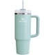 thumbnail image 1 of Vaso Stanley Quencher H2.0 con mango y pajita, 900 ml, Seafoam, 1 of 7