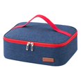thumbnail image 1 of POINTERTECK 300D Oxford Cloth Lunch Bag Large Capacity Thermal Lunch Box Waterproof Lunch Storage Holder Rectangular Lunch Organizer, 1 of 10