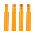 thumbnail image 1 of Extensor de Válvula de Bicicleta Unique Bargains Aluminio Aleación 40mm Tono Dorado 4Pcs accesorios para infladores deportivos, 1 of 1