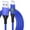 Blue, variant on USB C Cable Fast Charging USB C Cord Speed Charing Cable LED Display USB Cable Multifunctional for Smartphones