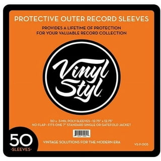 Snap-N-Store Clear Vinyl Record Sleeves, 25 Count, New 