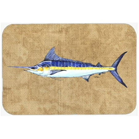 

15 X 12 In. Blue Marlin Glass Cutting Board Large Size